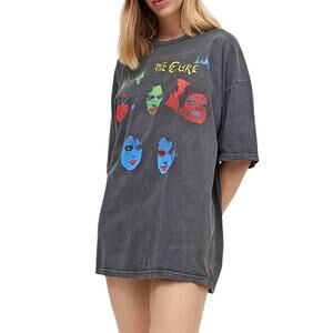 THE CURE In Between Days T-Shirt Dress Size S/M, P2P 25” New without Tag